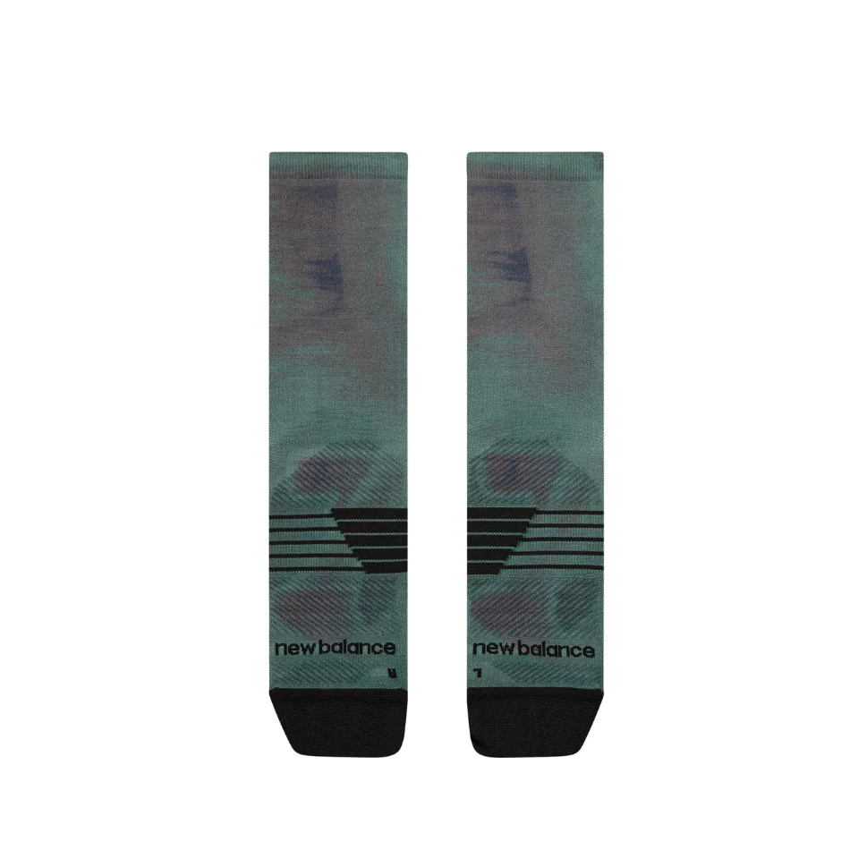 New Balance Unisex Pro Run Sock in Dark Alpine/Green Heather AW25 - Image 2