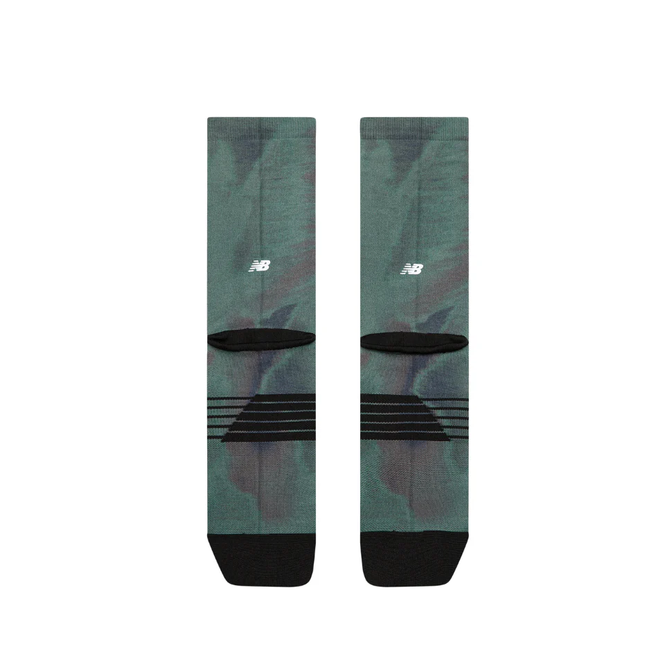 New Balance Unisex Pro Run Sock in Dark Alpine/Green Heather AW25 - Image 3