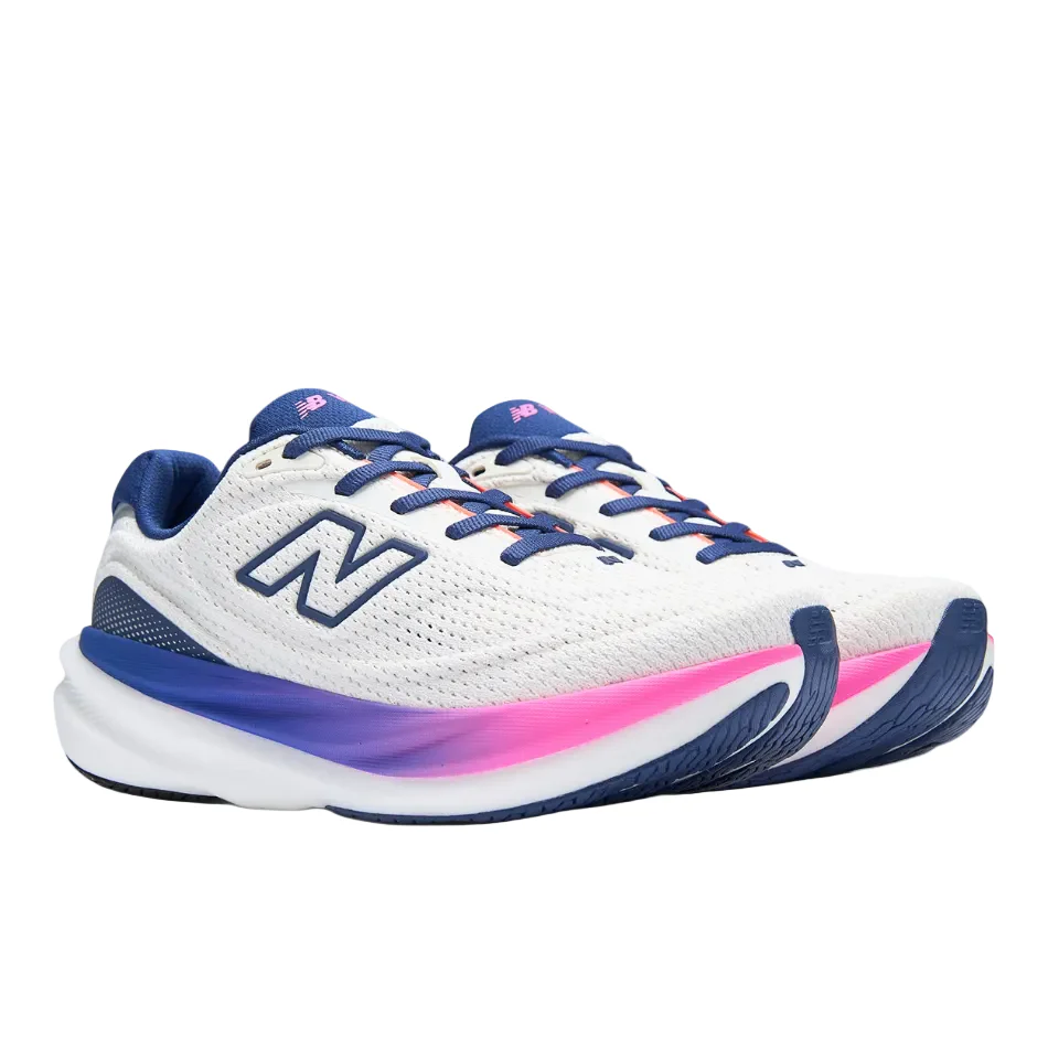 New Balance Women's 1080 v15 Running Shoes in Sea Salt/Glint Blue/Silver Metallic/Fairweather Blue SS26 - Image 6