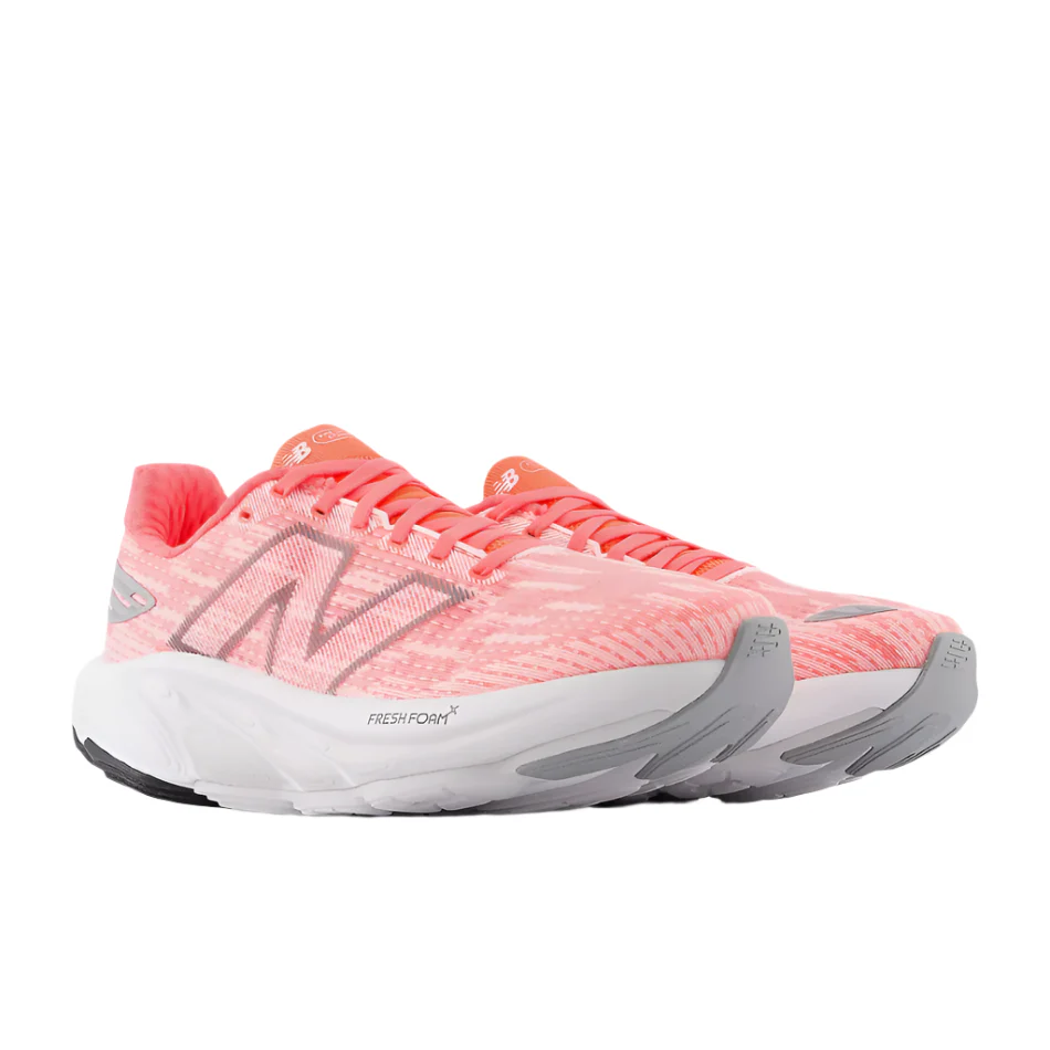 New Balance Women's Balos Running Shoes in Urgent Red/Grey Matter/Silver Metallic AW25 - Image 4