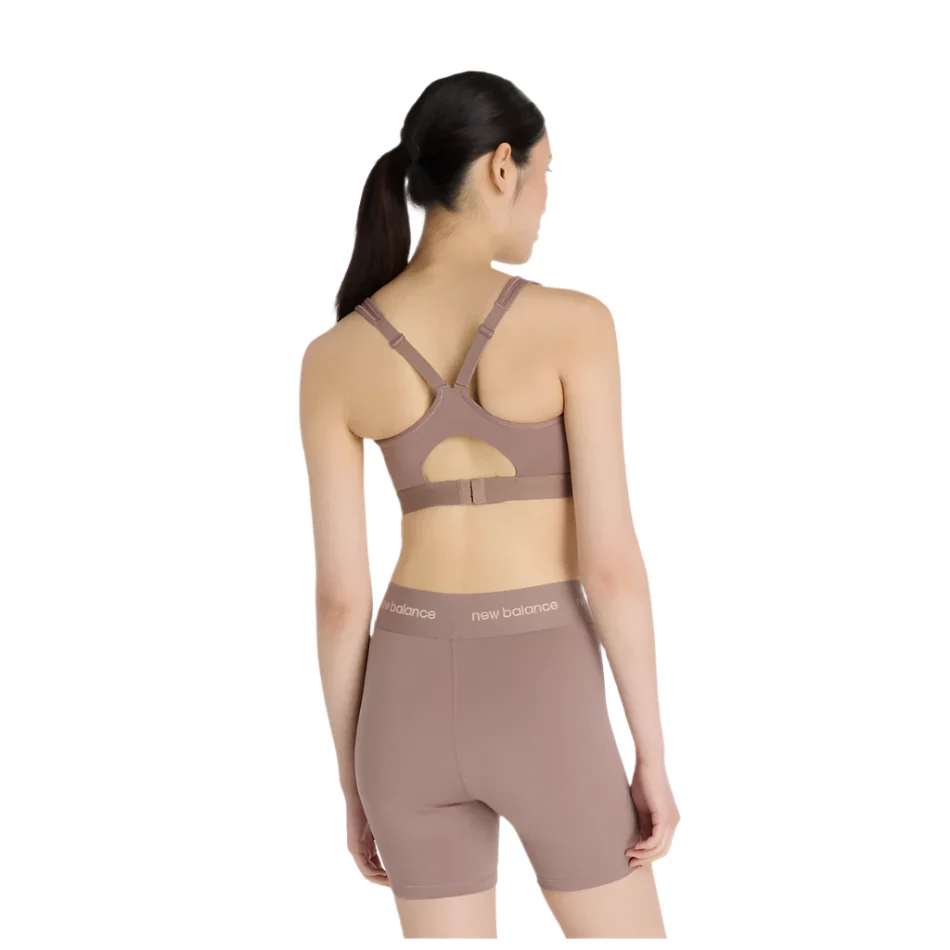 New Balance Women's Essential Run Bra in Earth Shadow AW25 - Image 2