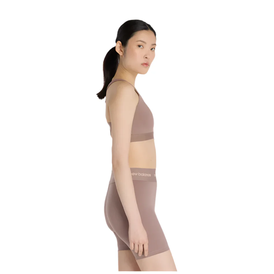 New Balance Women's Essential Run Bra in Earth Shadow AW25 - Image 3