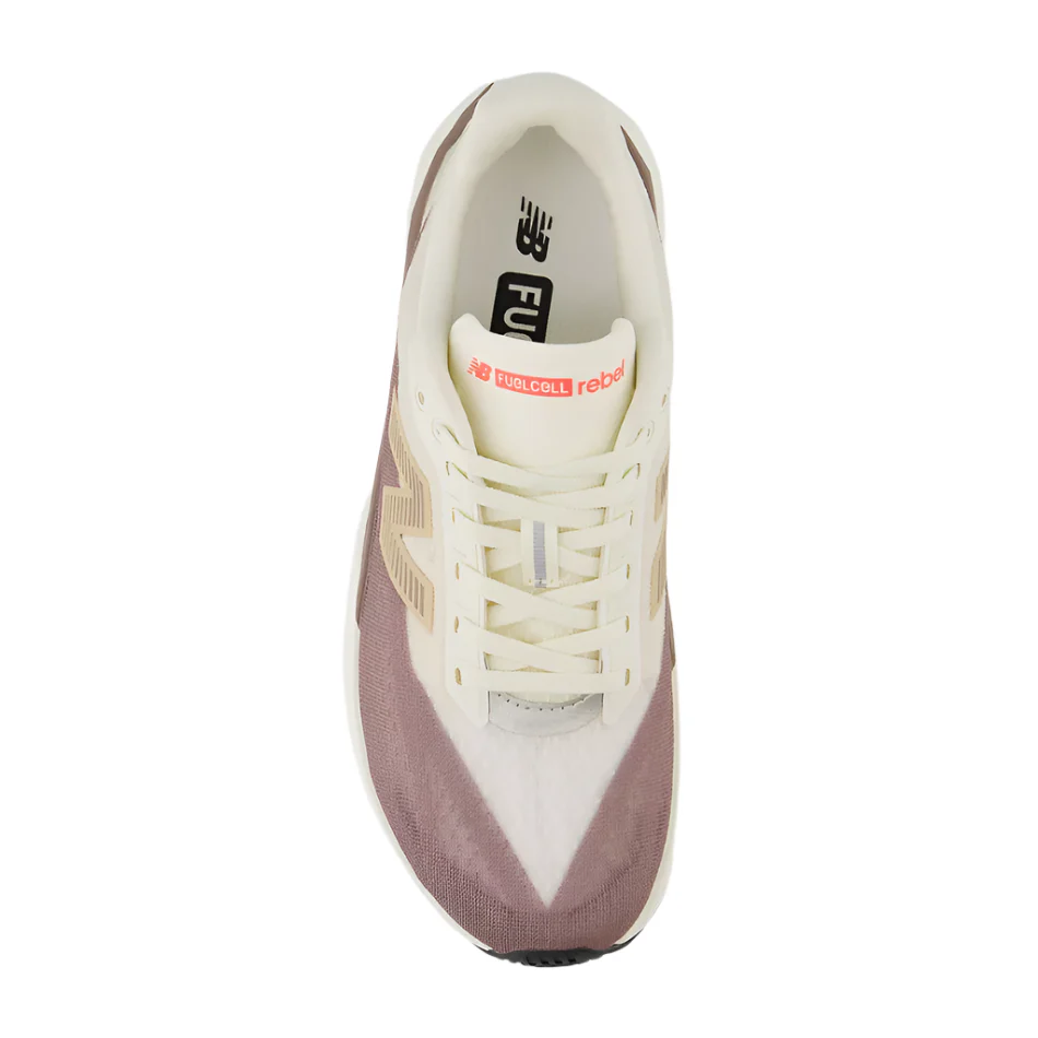 New Balance Men's Fuelcell Rebel v5 Running Shoes in Angora/Earth Shadow/Sea Salt AW25 - Image 2