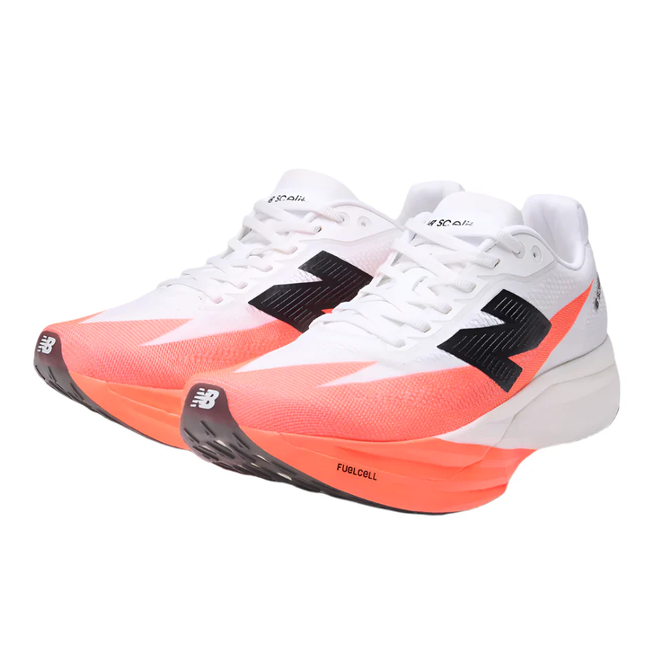 New Balance Women's Fuelcell Supercomp Elite V5 Running Shoes in Urgent Red/White/Black AW25 - Image 4