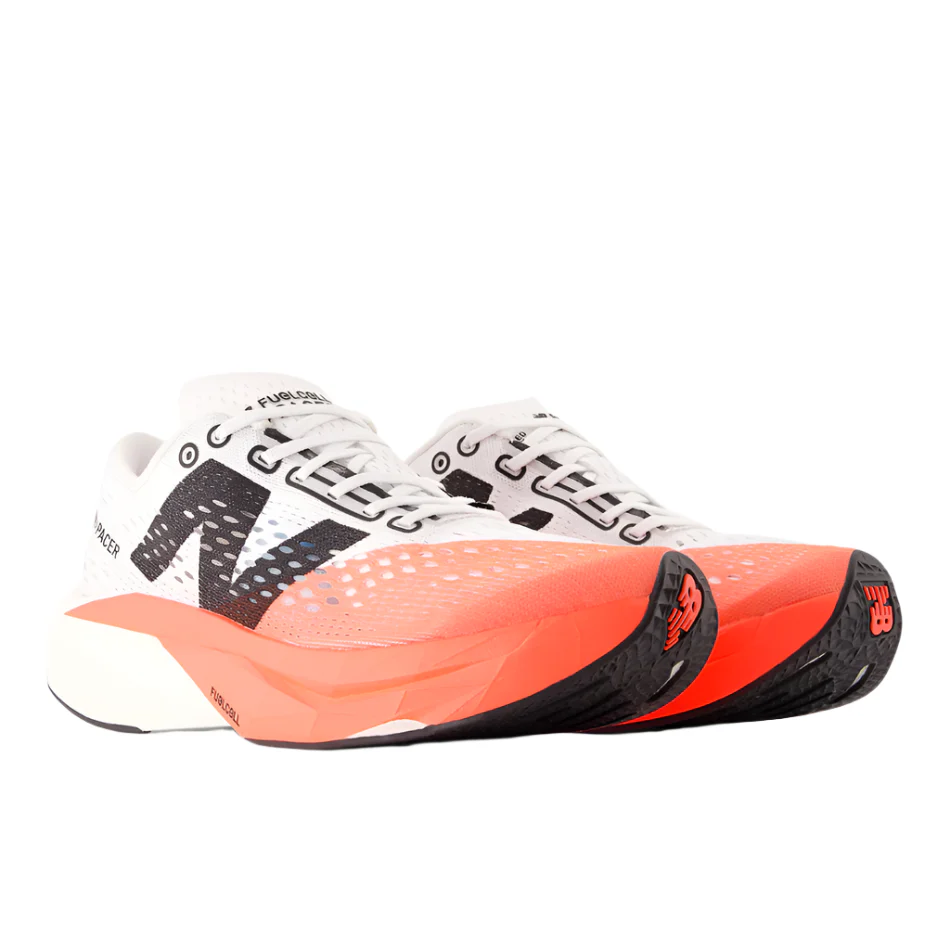 New Balance Women's Fuelcell Supercomp Pacer V2 Running Shoes in Urgent Red/White/Silver Metallic AW25 - Image 4
