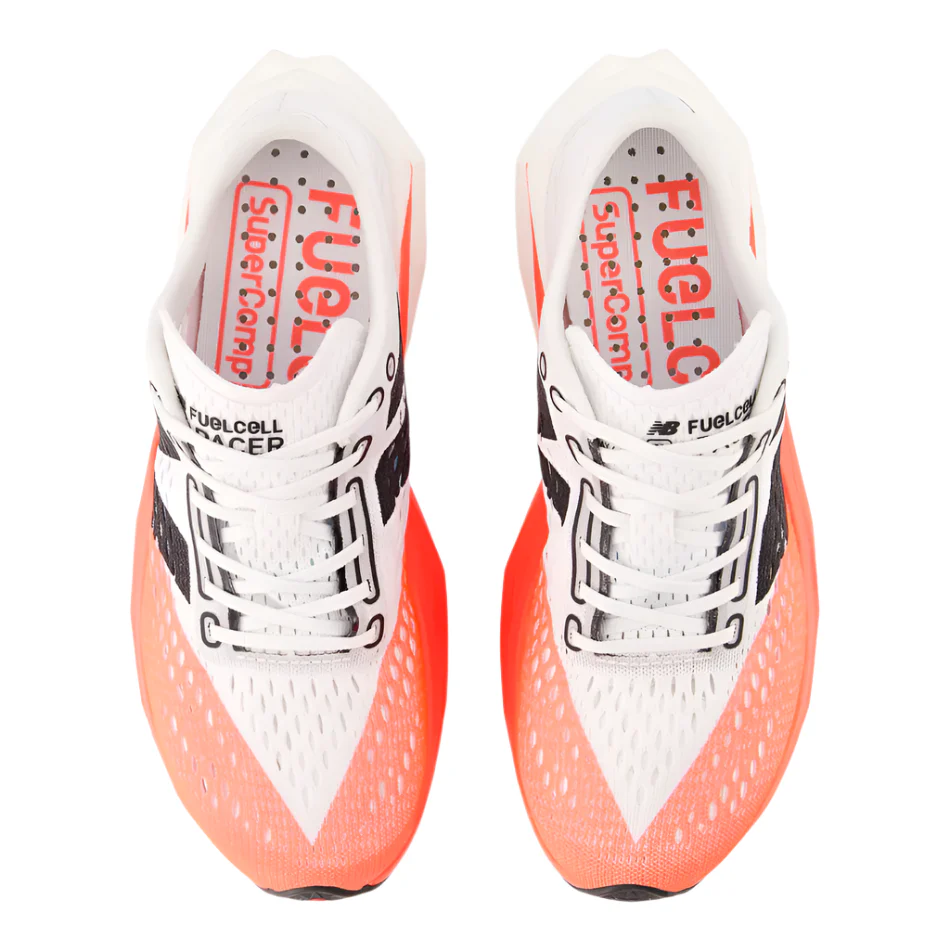 New Balance Women's Fuelcell Supercomp Pacer V2 Running Shoes in Urgent Red/White/Silver Metallic AW25 - Image 5