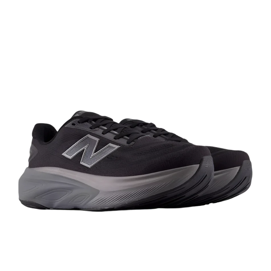 New Balance Men's Fresh Foam X More v6 Running Shoes in Black/Castlerock/Black Metallic AW25 - Image 5