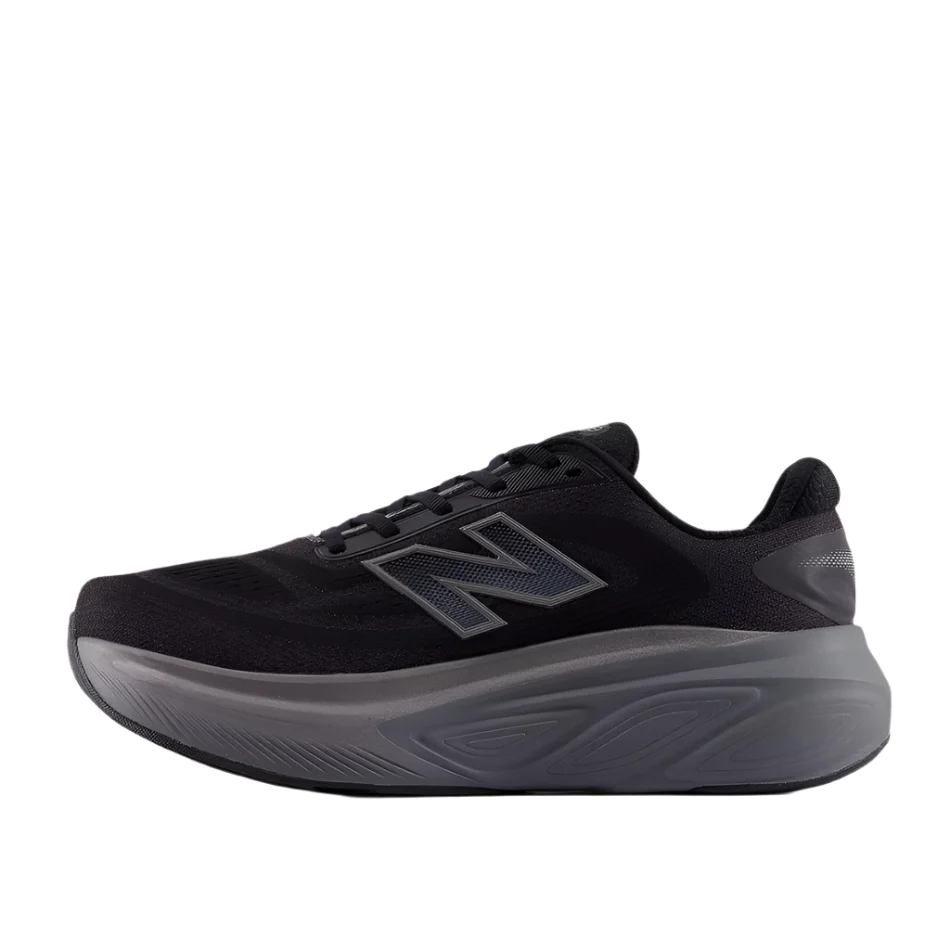 New Balance Men's Fresh Foam X More v6 Running Shoes in Black/Castlerock/Black Metallic AW25 - Image 6