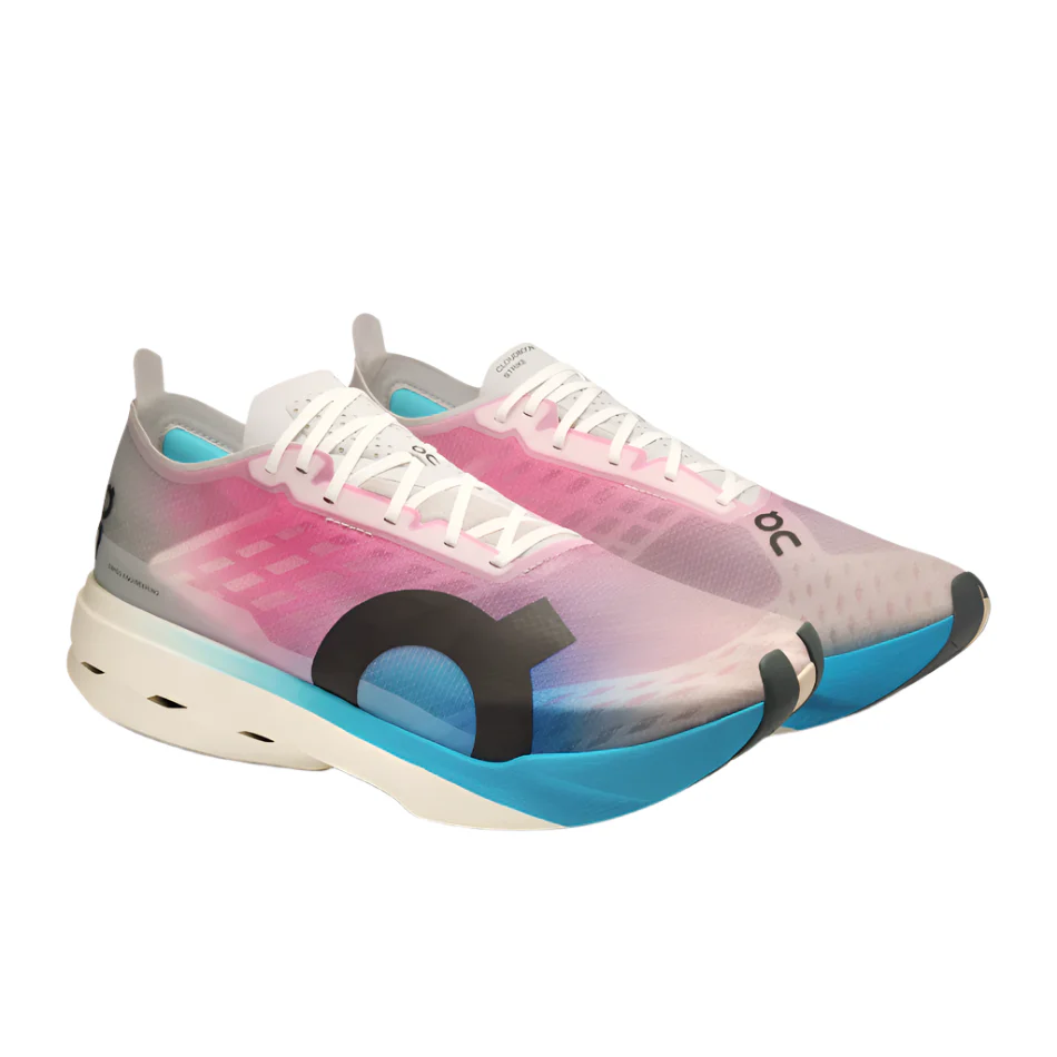 On Men's Cloudboom Strike Running Shoes in White/Horizon AW25 - Image 5