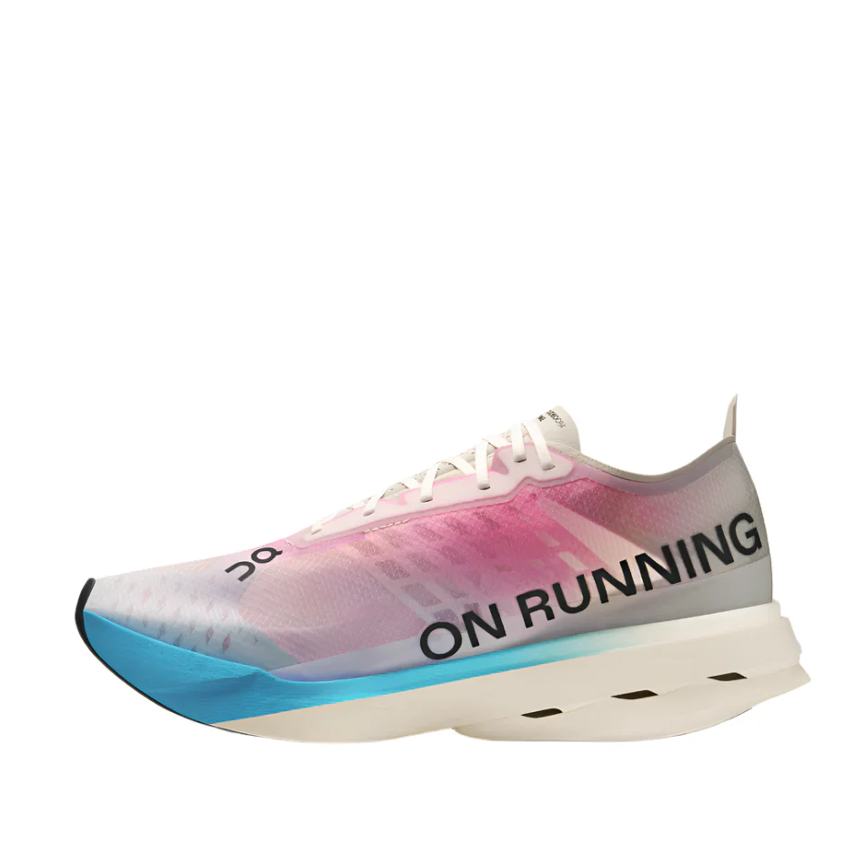 On Men's Cloudboom Strike Running Shoes in White/Horizon AW25 - Image 6