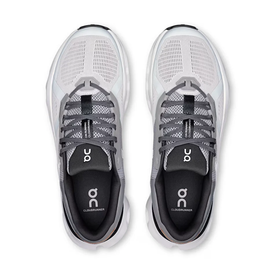 On Men's Cloudrunner 2 Running Shoes in Wolf/Ivory SS25 - Image 3
