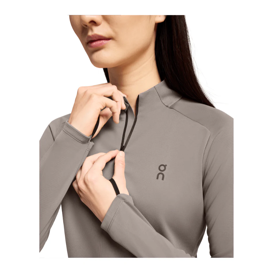 On Women's Climate Shirt in Cinder SS25 - Image 3