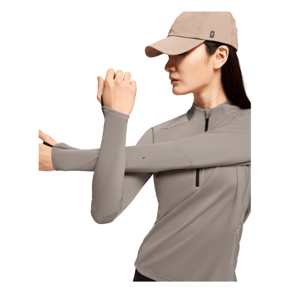 On Women's Climate Shirt in Cinder SS25 - Image 4