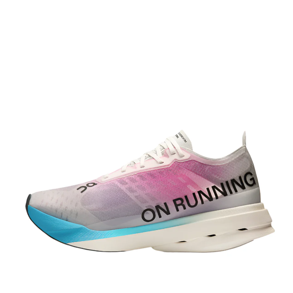 On Women's Cloudboom Strike Running Shoes in White/Horizon AW25 - Image 5
