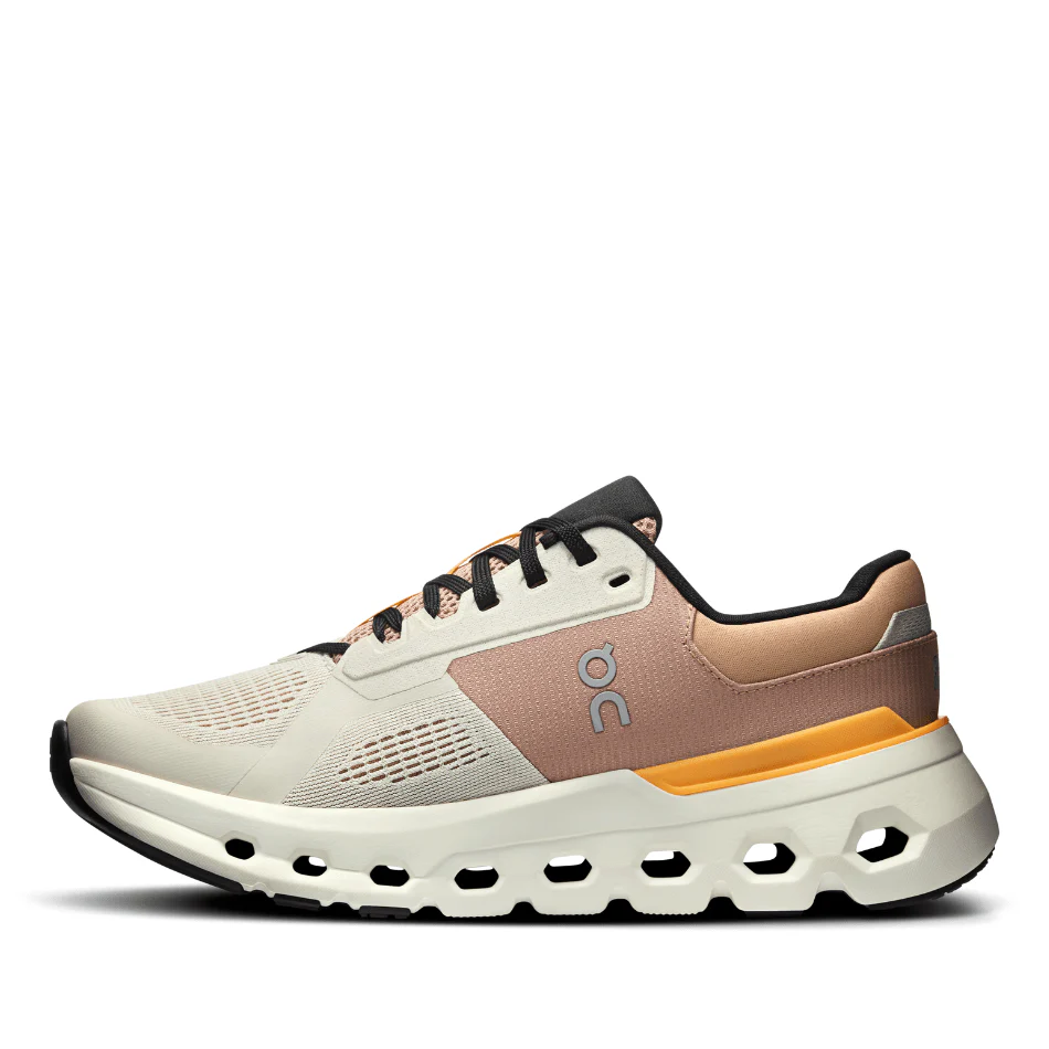 On Women's Cloudrunner 2 Running Shoes in Pearl/Tangerine SS25 - Image 4