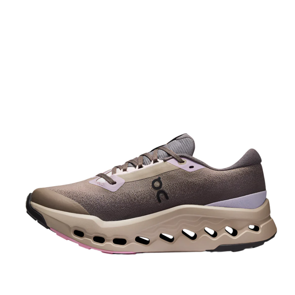 On Women's Cloudsurfer Trail 2 Waterproof Running Shoes in Cinder/Desert AW25 - Image 5