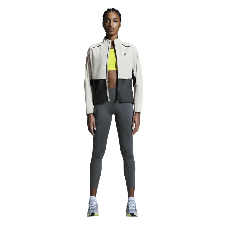 On Women's Weather Jacket in Silver/Eclipse SS25