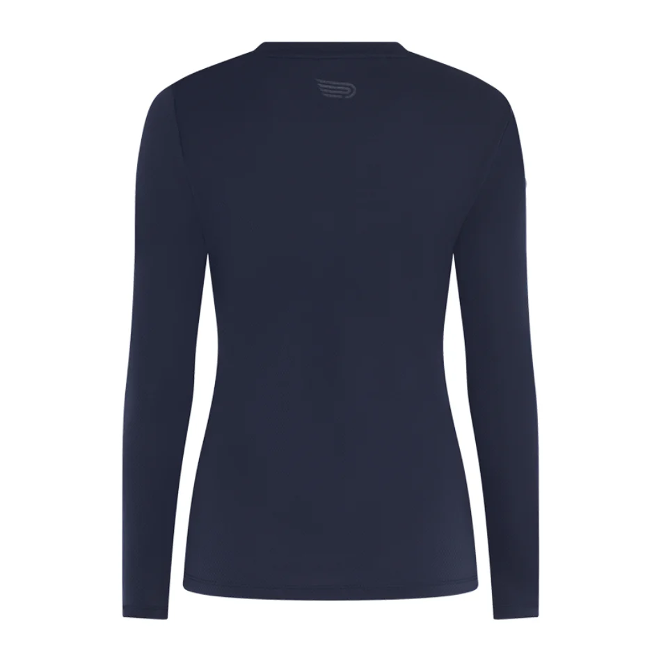 Pressio Women's Sustain Long Sleeved Top in Navy AW25 - Image 2