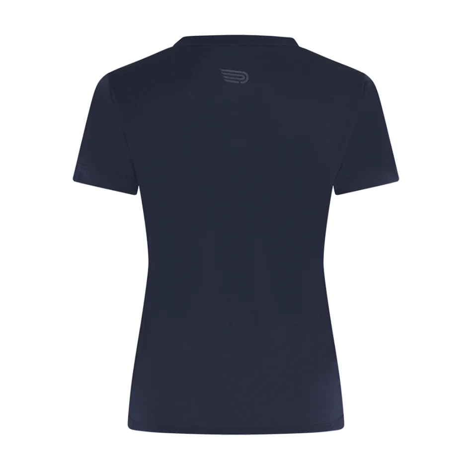 Pressio Women's Sustain Short Sleeved Top in Navy AW25 - Image 2