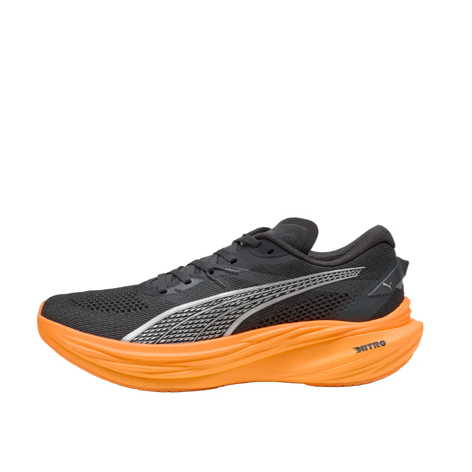 PUMA Men's Deviate NITRO 3 Running Shoes in Dusky Gray/Heat Fire AW25 - Image 4