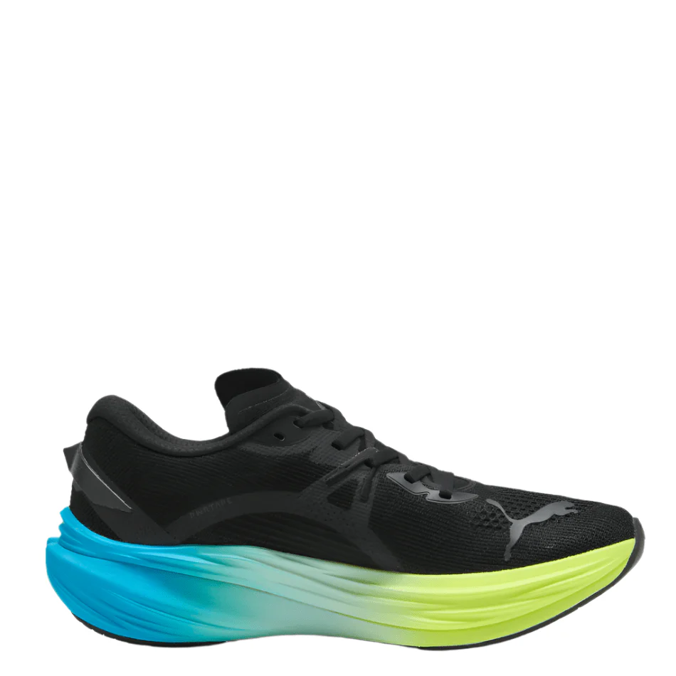PUMA Men's Deviate NITRO 3 Running Shoes in Puma Black/Speed Blue AW25