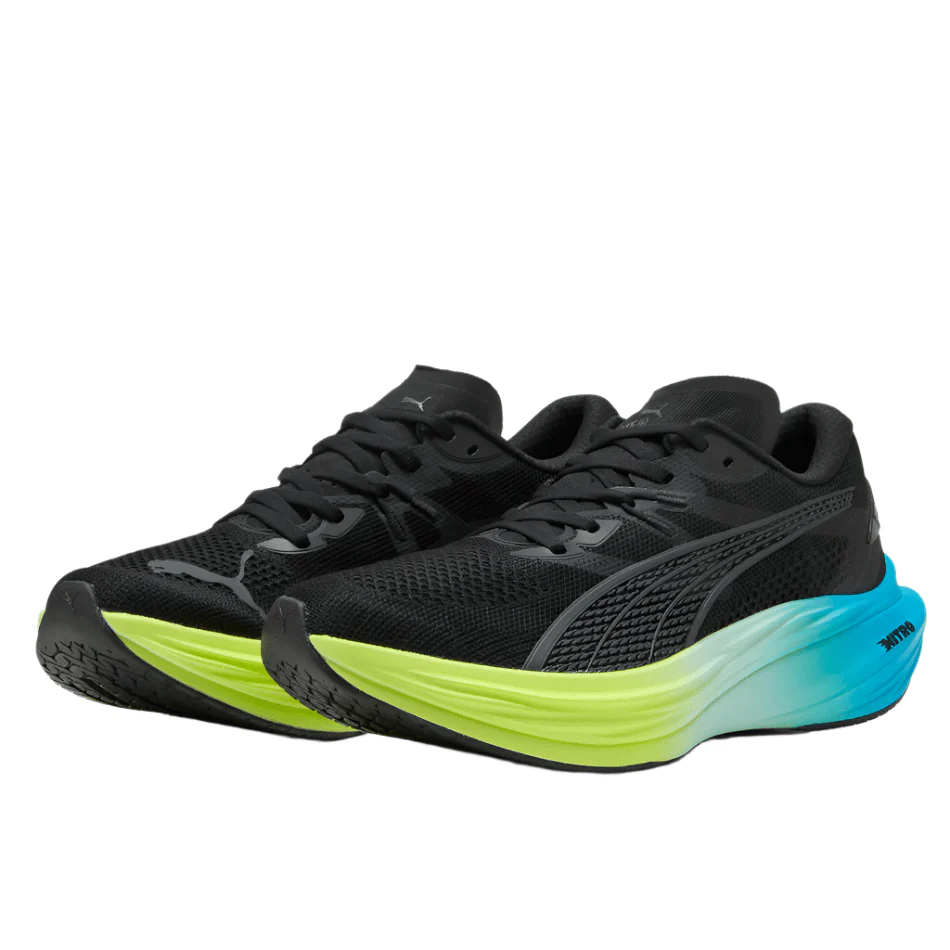 PUMA Men's Deviate NITRO 3 Running Shoes in Puma Black/Speed Blue AW25 - Image 2