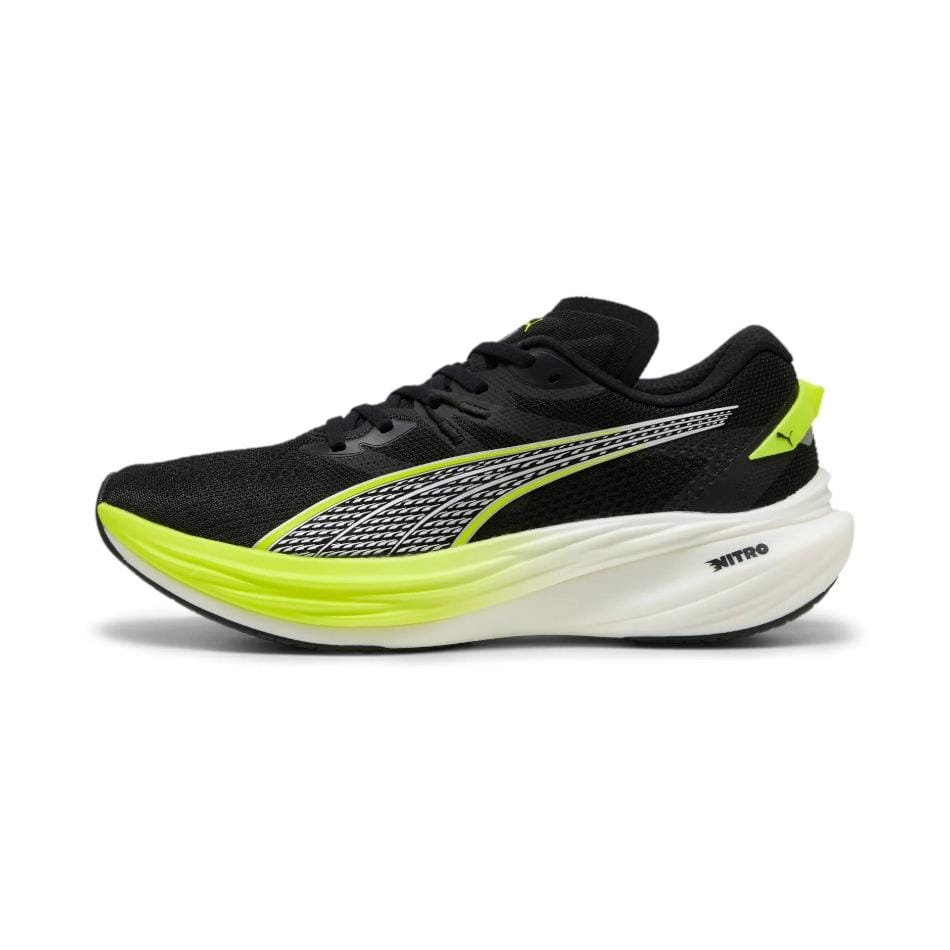 Puma Men's Deviate Nitro 3 Running Shoes in PUMA Black/Yellow Alert SS25 - Image 7