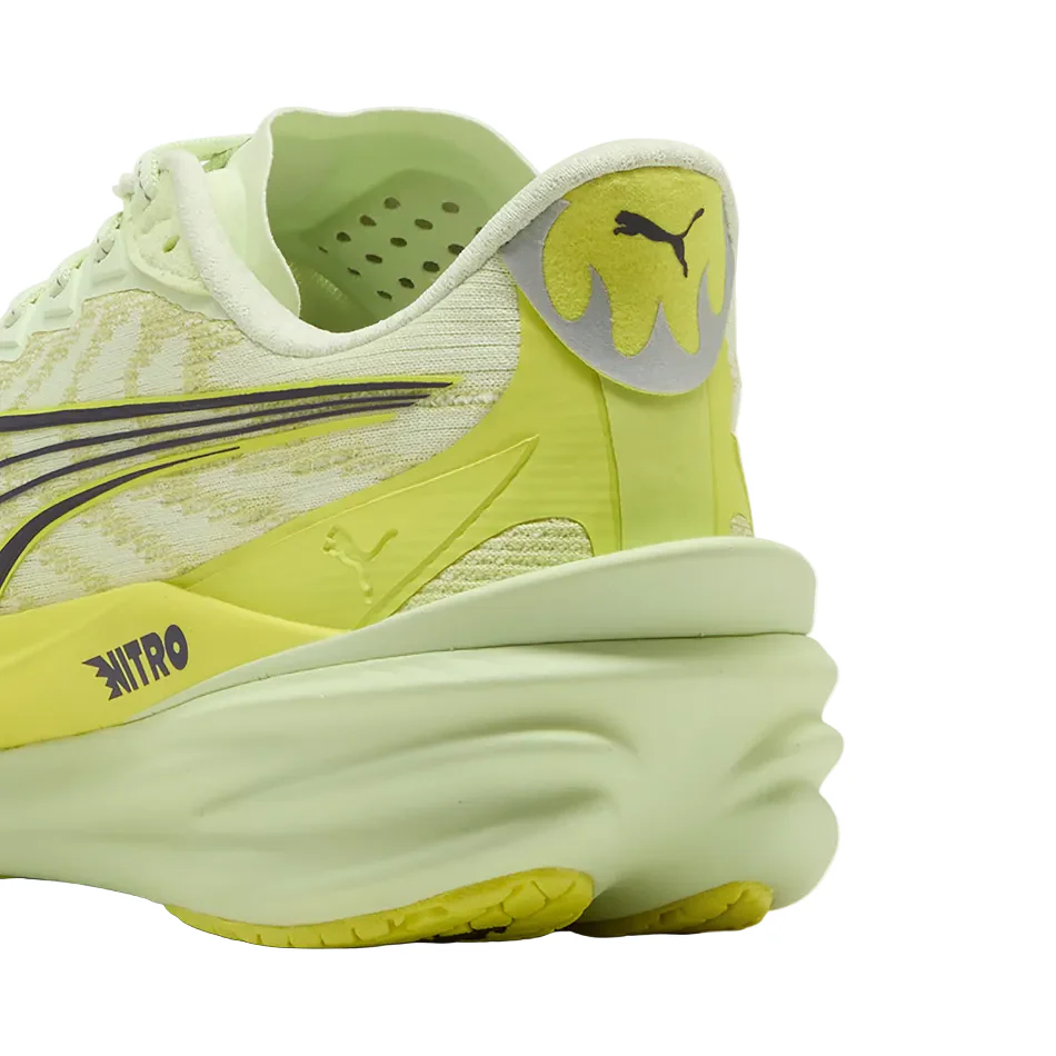 PUMA Women's Deviate NITRO 4 Running Shoes in Apple Spritz/Lux Lime SS26 - Image 4