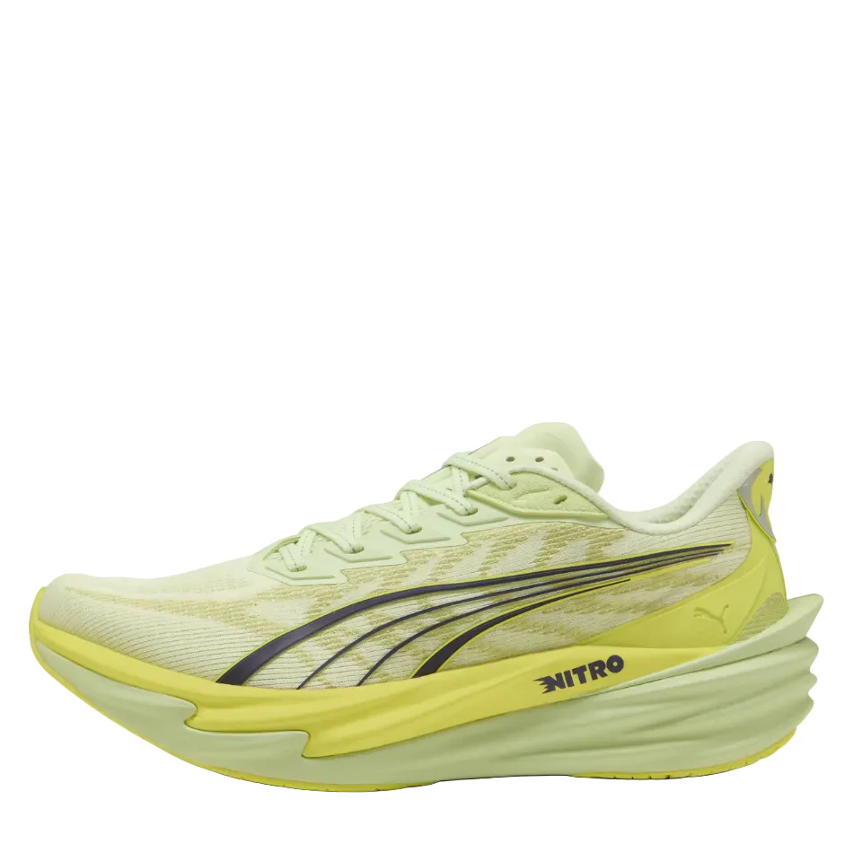 PUMA Women's Deviate NITRO 4 Running Shoes in Apple Spritz/Lux Lime SS26 - Image 5