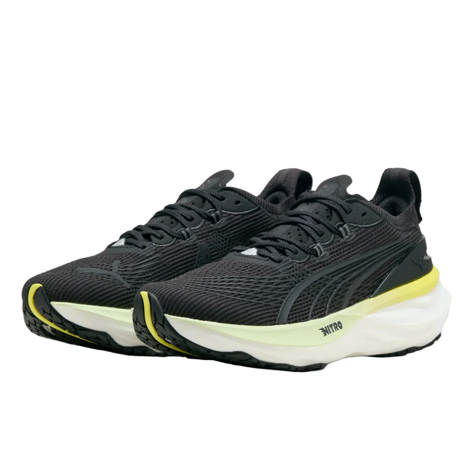 PUMA Men's ForeverRun NITRO 2 Running Shoes in PUMA Black/Apple Spritz SS26 - Image 3