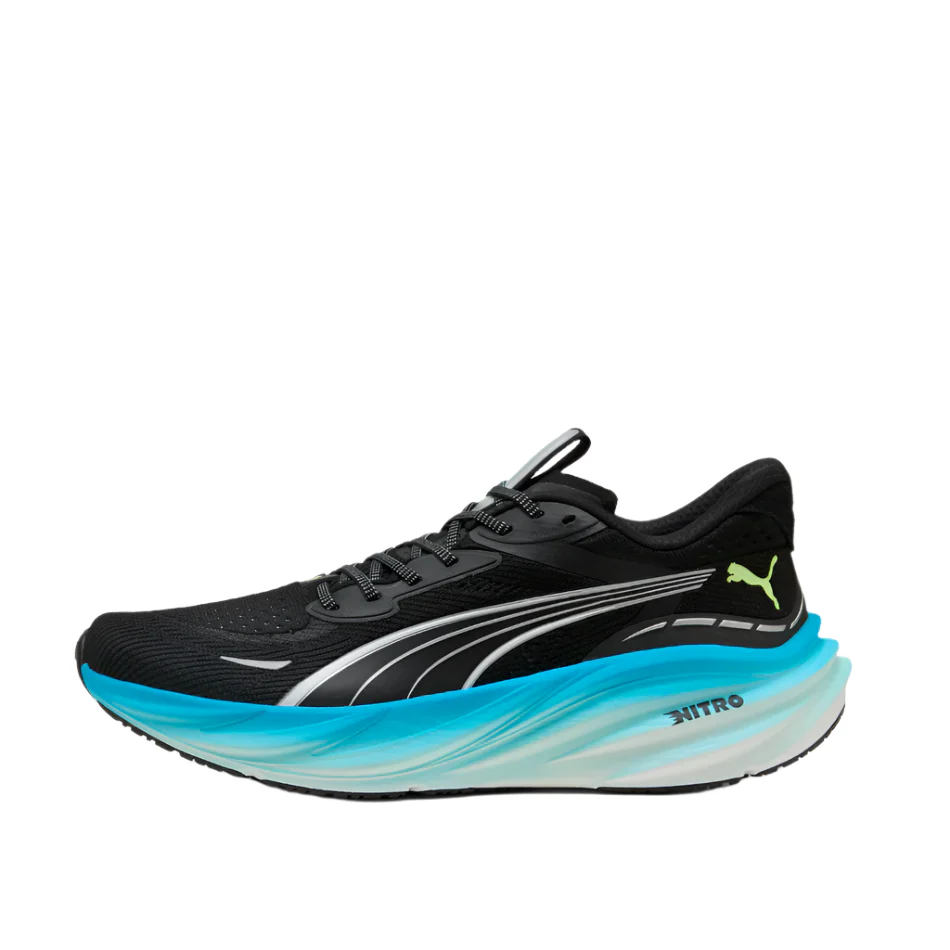 PUMA Men's Magnify NITRO 3 Running Shoes in PUMA Black/Speed Blue AW25 - Image 4
