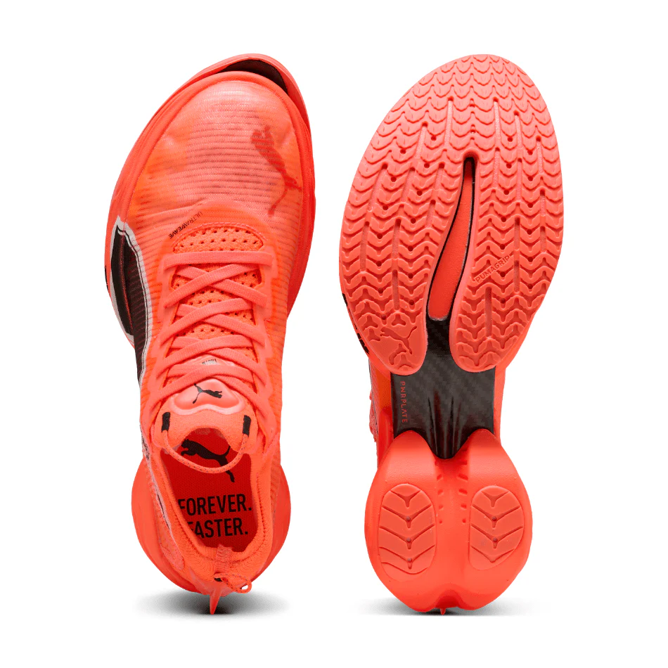 Puma Men's Fast-R NITRO Elite 2 Running Shoes in Glowing Red/Puma White SS25 - Image 2