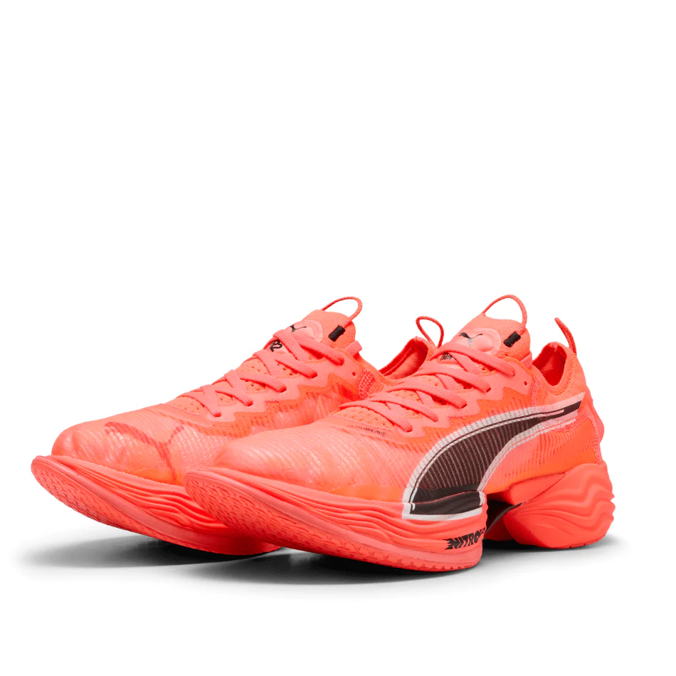 Puma Men's Fast-R NITRO Elite 2 Running Shoes in Glowing Red/Puma White SS25 - Image 3