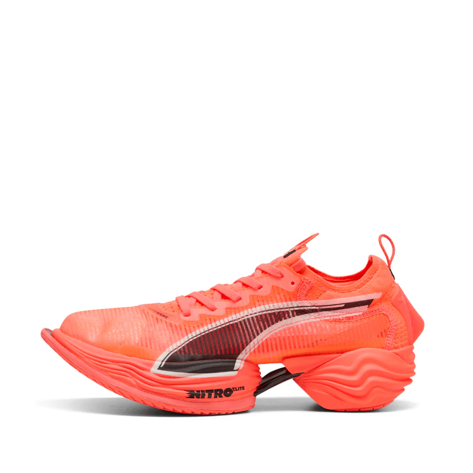 Puma Men's Fast-R NITRO Elite 2 Running Shoes in Glowing Red/Puma White SS25 - Image 4