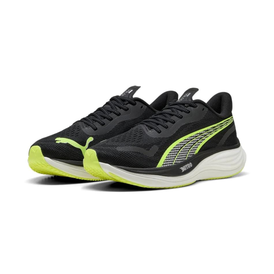 Puma Men's Velocity Nitro 3 Running Shoes in Puma Black/Yellow Alert SS25 - Image 4