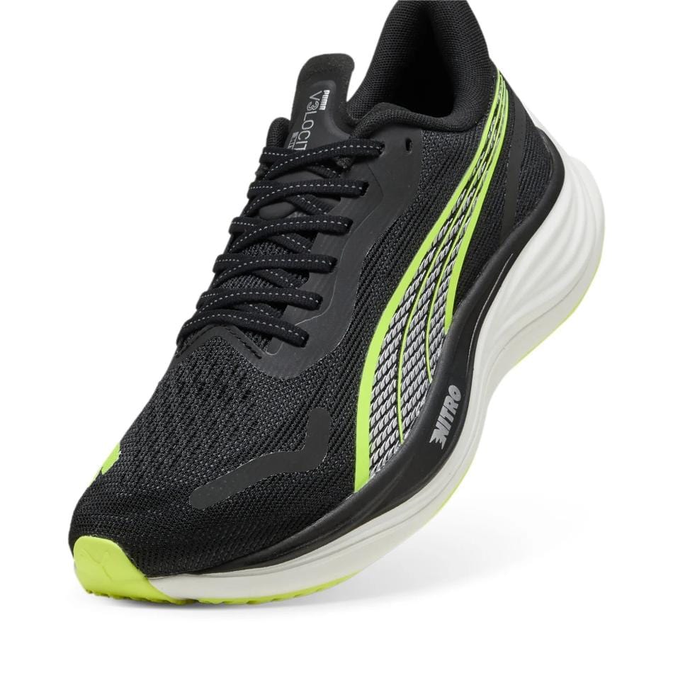 Puma Men's Velocity Nitro 3 Running Shoes in Puma Black/Yellow Alert SS25 - Image 5