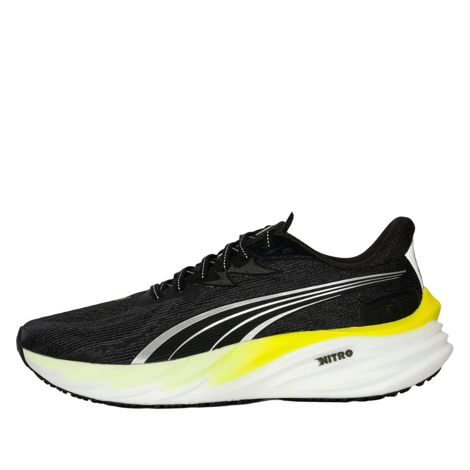 PUMA Men's Velocity NITRO 4 Running Shoes in PUMA Black/Apple Spritz SS26 - Image 5
