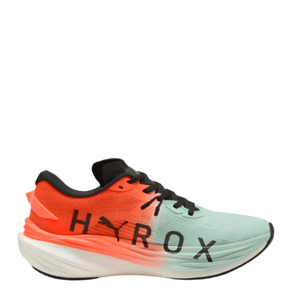 PUMA Women's Deviate NITRO 3 Hyrox Running Shoes in Mint Melt/Glowing Red AW25
