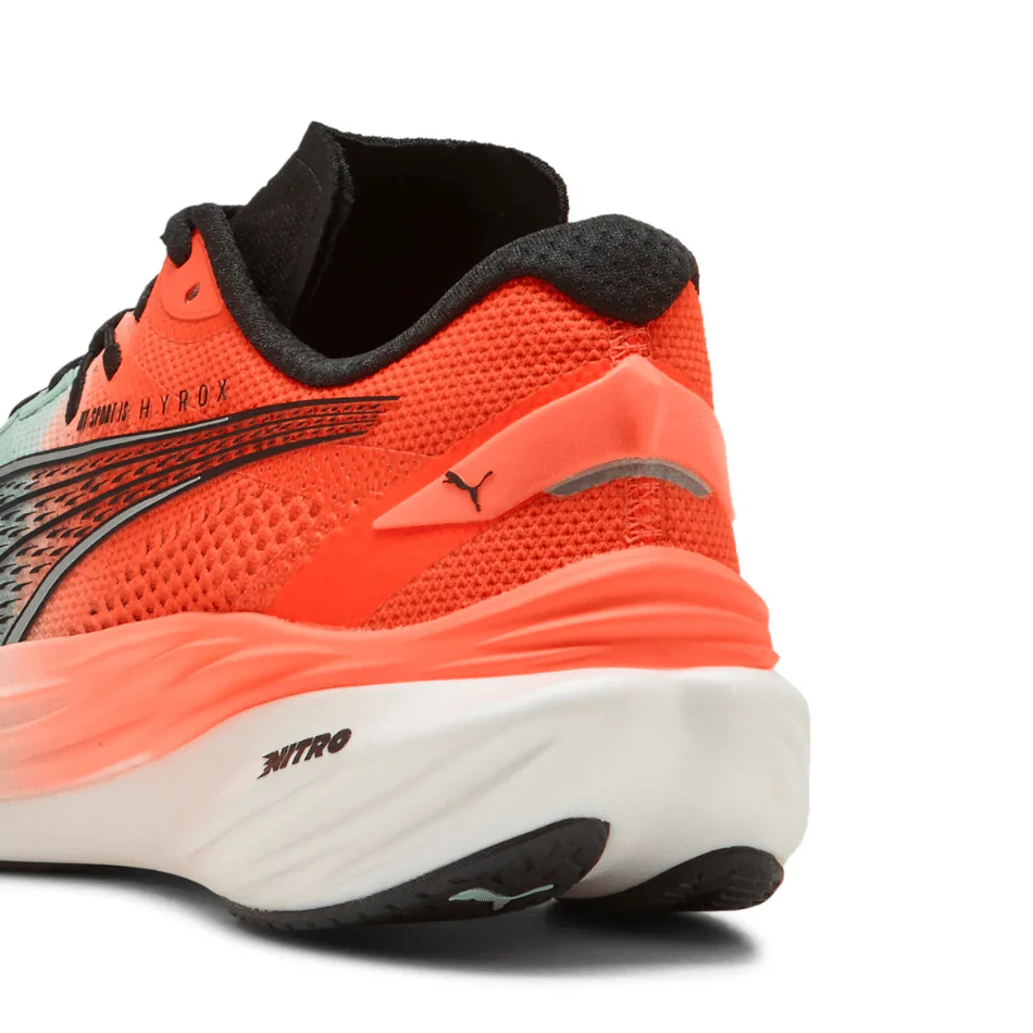 PUMA Women's Deviate NITRO 3 Hyrox Running Shoes in Mint Melt/Glowing Red AW25 - Image 3