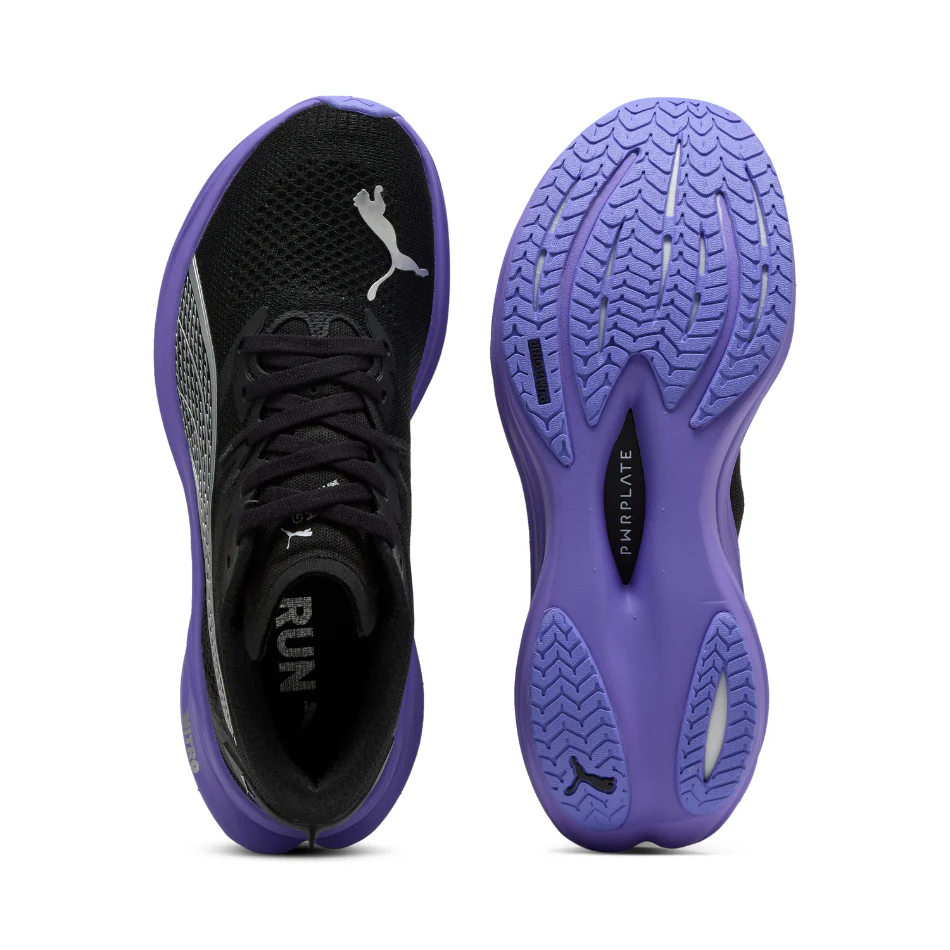 PUMA Women's Deviate NITRO 3 Running Shoes in PUMA Black/Dark Amethyst AW25 - Image 2