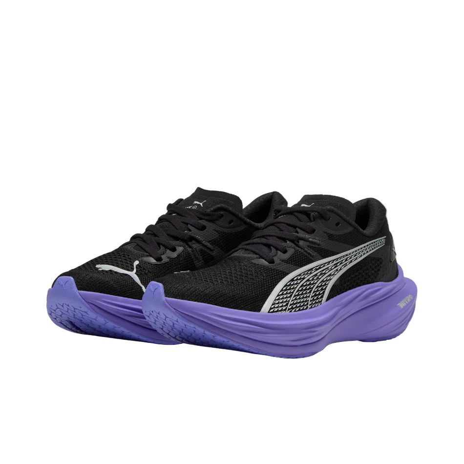 PUMA Women's Deviate NITRO 3 Running Shoes in PUMA Black/Dark Amethyst AW25 - Image 3