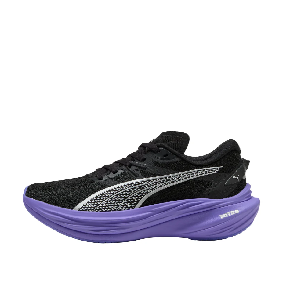 PUMA Women's Deviate NITRO 3 Running Shoes in PUMA Black/Dark Amethyst AW25 - Image 4