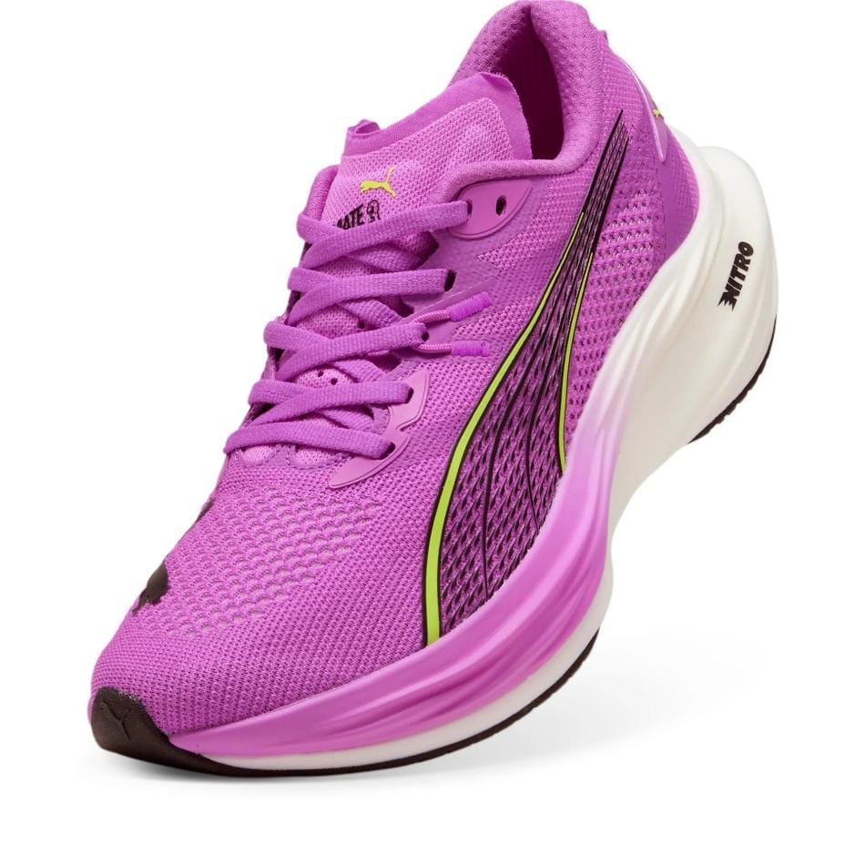 Puma Women's Deviate NITRO 3 Running Shoes in Pure Magenta/Yellow Alert/Puma White SS25 - Image 5