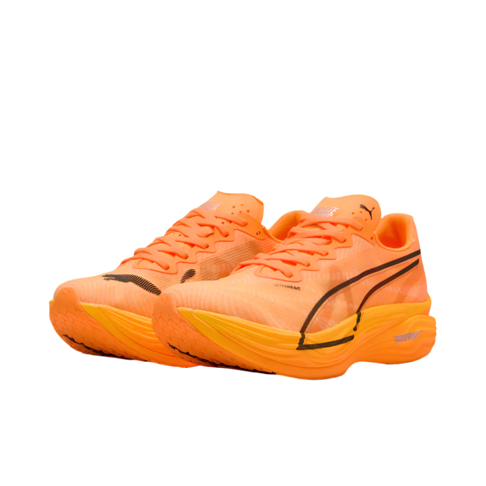 PUMA Women's Deviate NITRO Elite 3 Running Shoes in Heat Fire/PUMA Black AW25 - Image 3
