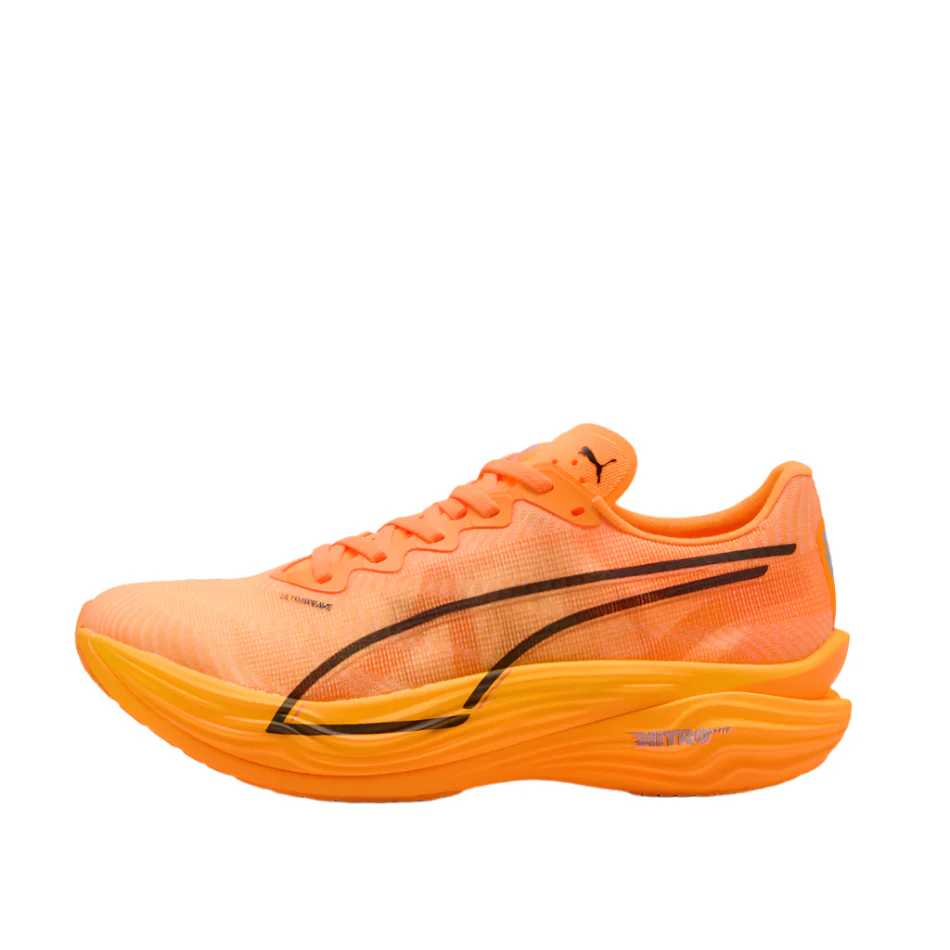 PUMA Women's Deviate NITRO Elite 3 Running Shoes in Heat Fire/PUMA Black AW25 - Image 4
