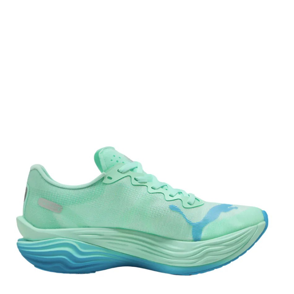 PUMA Women's Deviate NITRO Elite 3 Running Shoes in Mint Melt/Speed Blue AW25