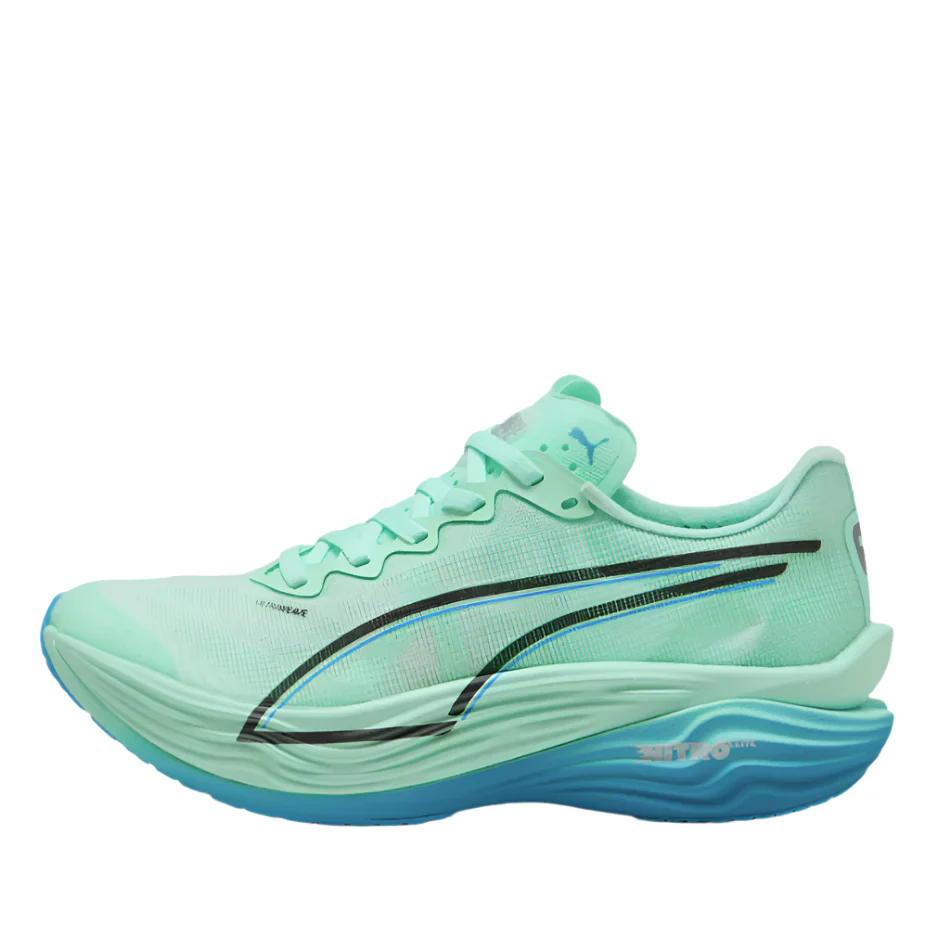 PUMA Women's Deviate NITRO Elite 3 Running Shoes in Mint Melt/Speed Blue AW25 - Image 4