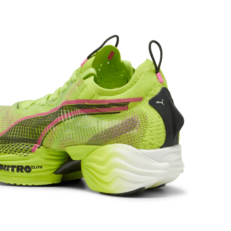 Puma FAST-R Nitro Elite 2 Psychedelic Rush Women's Running Shoes SS24 Lime Pow-Puma Black-Poison Pink - Image 3