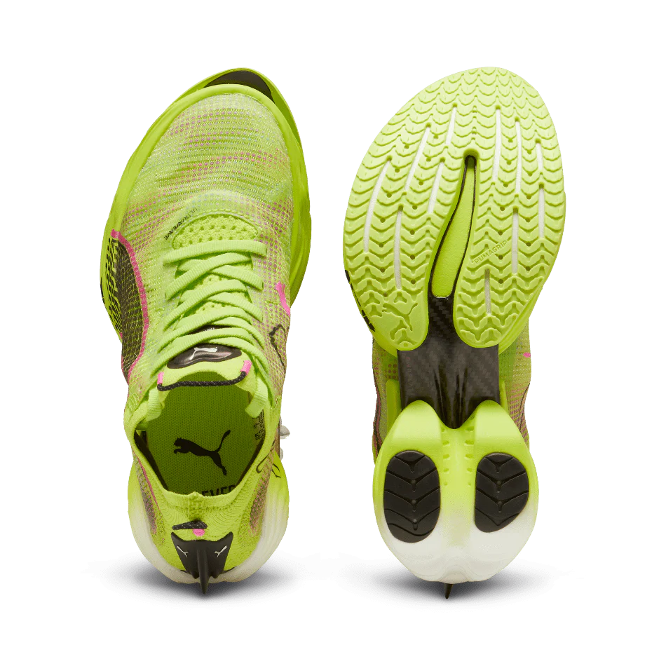 Puma FAST-R Nitro Elite 2 Psychedelic Rush Women's Running Shoes SS24 Lime Pow-Puma Black-Poison Pink - Image 5