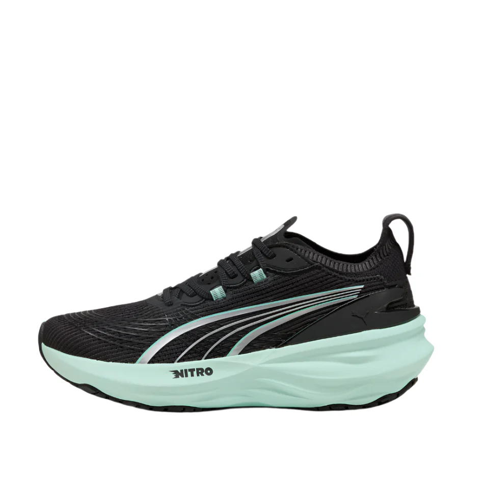 PUMA Women's Foreverun NITRO 2 Running Shoes in PUMA Black/Mint Melt AW25 - Image 4